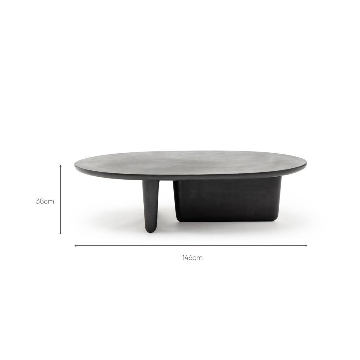 Kai Coffee Table - Lava - Coffee Tables Loom Collection Loom Collection Dubai