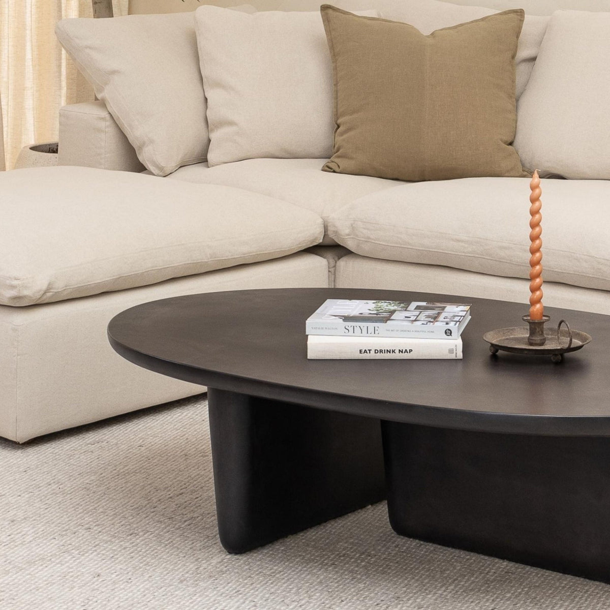 Kai Coffee Table - Lava - Coffee Tables Loom Collection Loom Collection Dubai