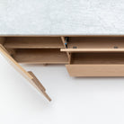 Kami 220 Entertainment Unit - Blonde Oak & Bianca Carrara - TV and Entertainment Units Tolv Loom Collection Dubai