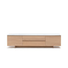 Kami 220 Entertainment Unit - Blonde Oak & Bianca Carrara - TV and Entertainment Units Tolv Loom Collection Dubai