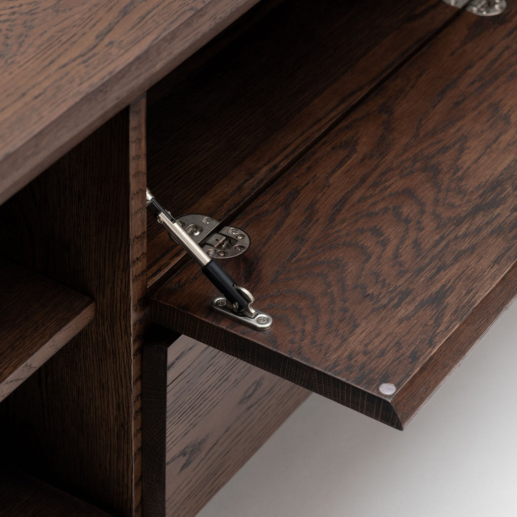 Kami 220 Entertainment Unit - Espresso Oak - TV and Entertainment Units Tolv Loom Collection Dubai