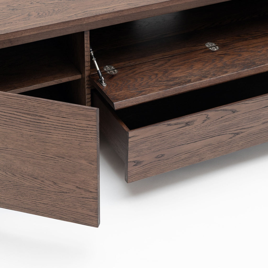 Kami 220 Entertainment Unit - Espresso Oak - TV and Entertainment Units Tolv Loom Collection Dubai