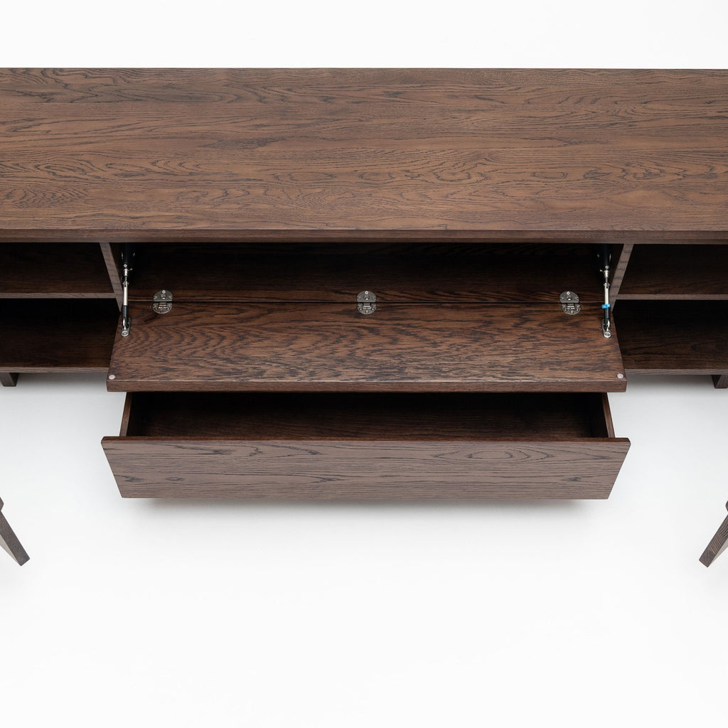 Kami 220 Entertainment Unit - Espresso Oak - TV and Entertainment Units Tolv Loom Collection Dubai