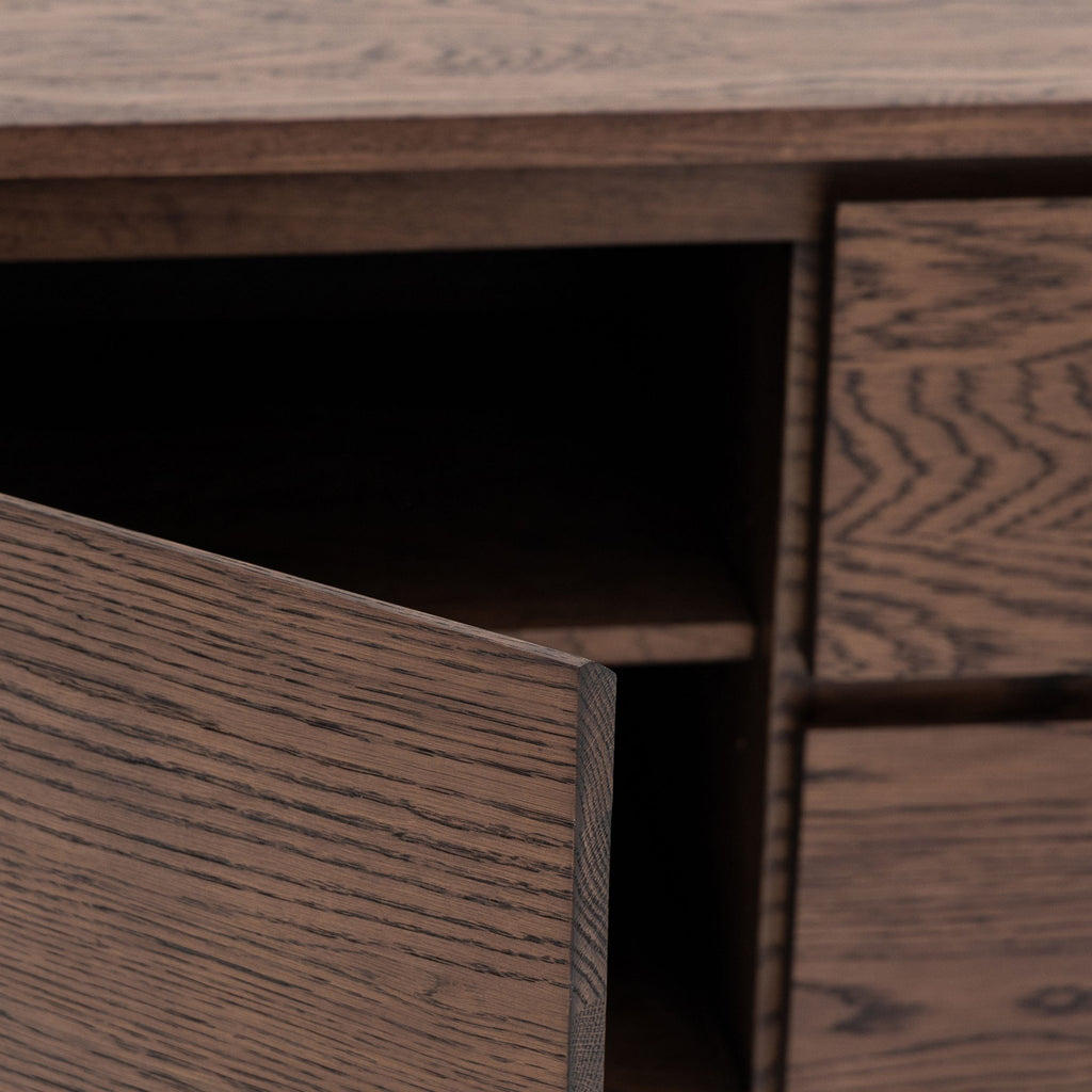 Kami 220 Entertainment Unit - Espresso Oak - TV and Entertainment Units Tolv Loom Collection Dubai