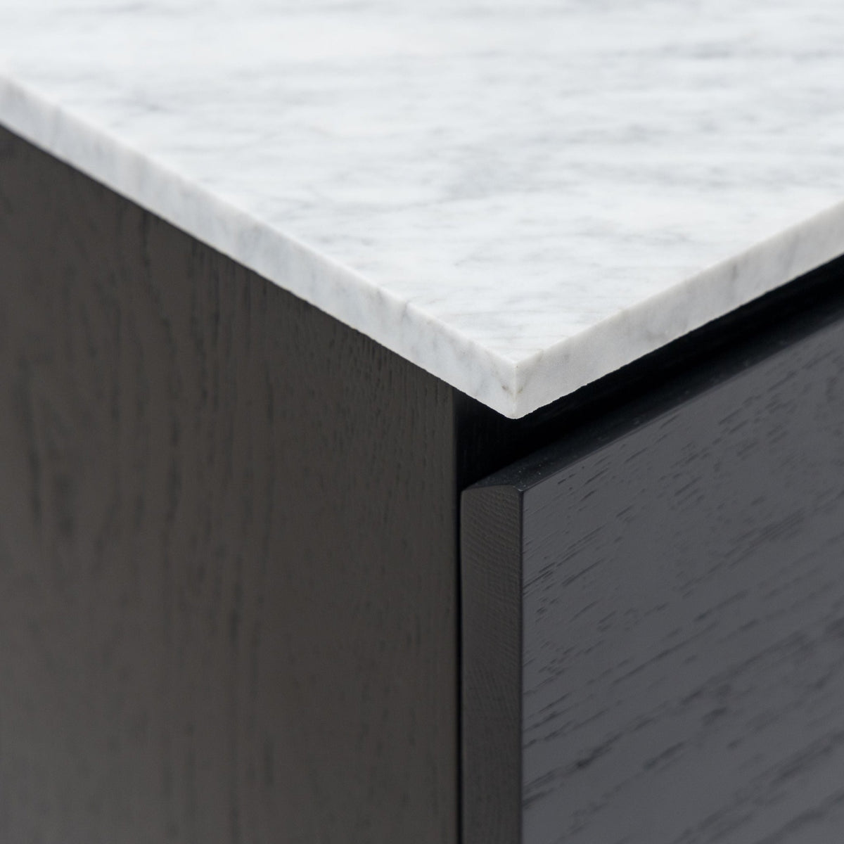 Kami 220 Sideboard - Black Oak & Bianca Carrara - Buffets & Sideboards Tolv Loom Collection Dubai