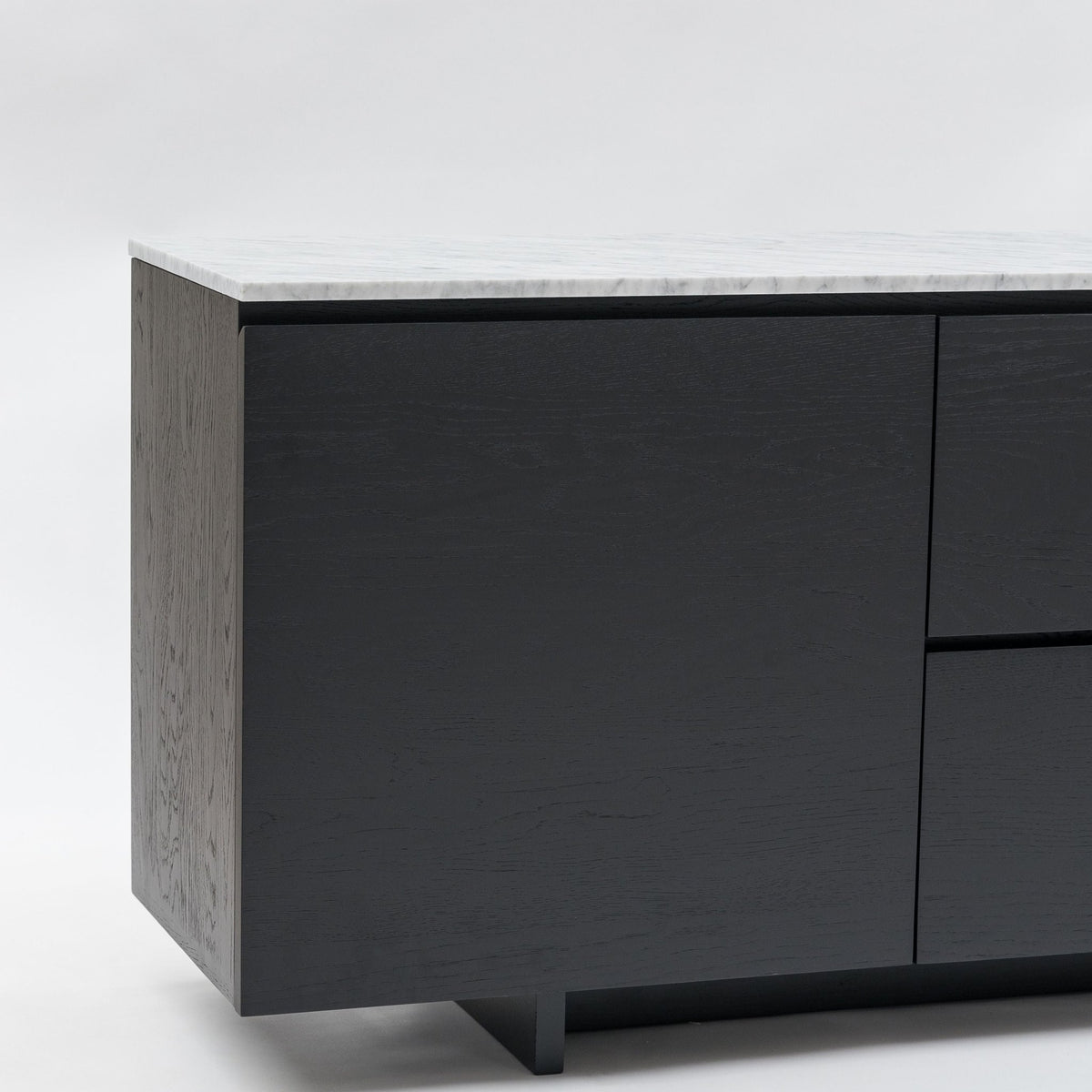 Kami 220 Sideboard - Black Oak & Bianca Carrara - Buffets & Sideboards Tolv Loom Collection Dubai