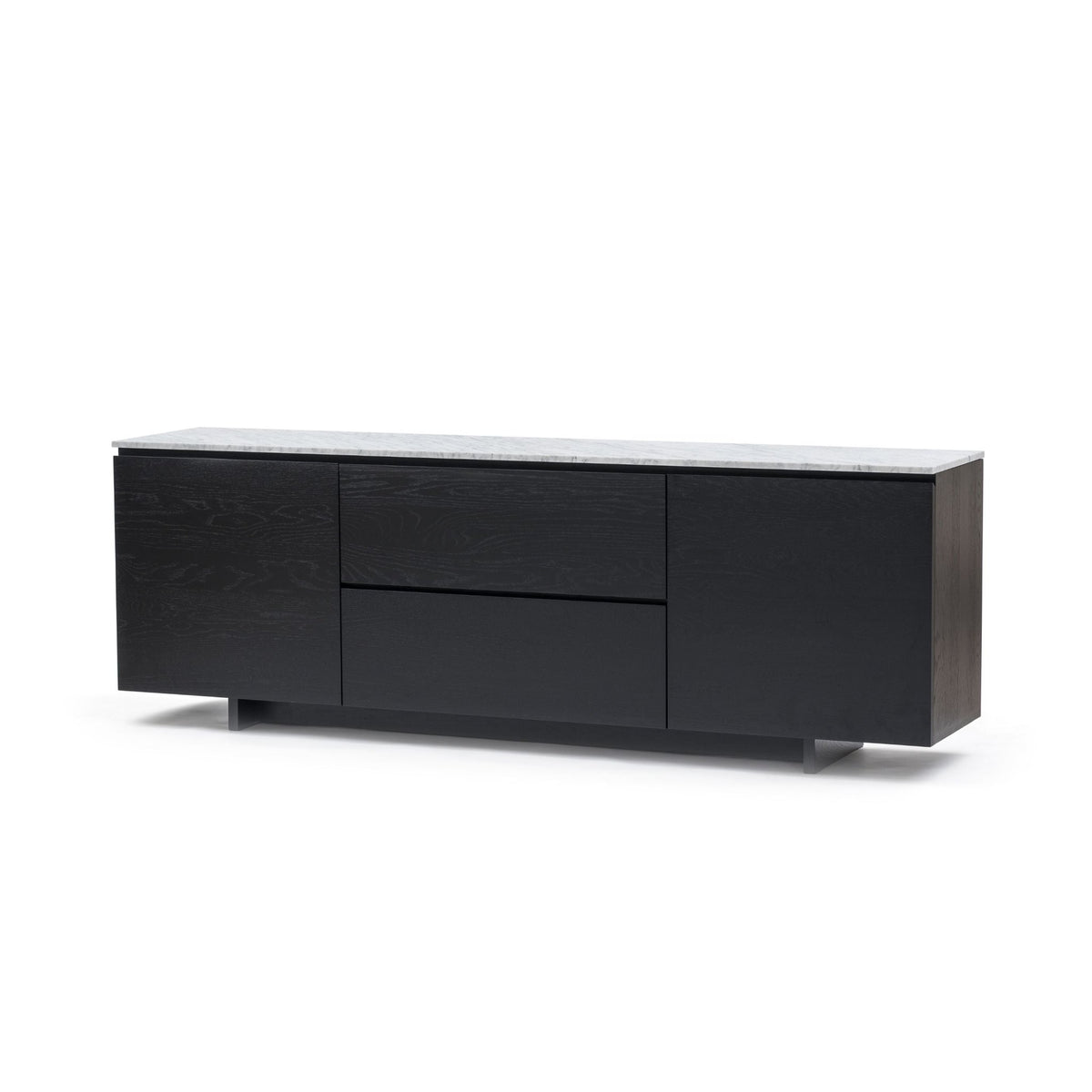 Kami 220 Sideboard - Black Oak & Bianca Carrara - Buffets & Sideboards Tolv Loom Collection Dubai