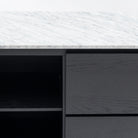 Kami 220 Sideboard - Black Oak & Bianca Carrara - Buffets & Sideboards Tolv Loom Collection Dubai