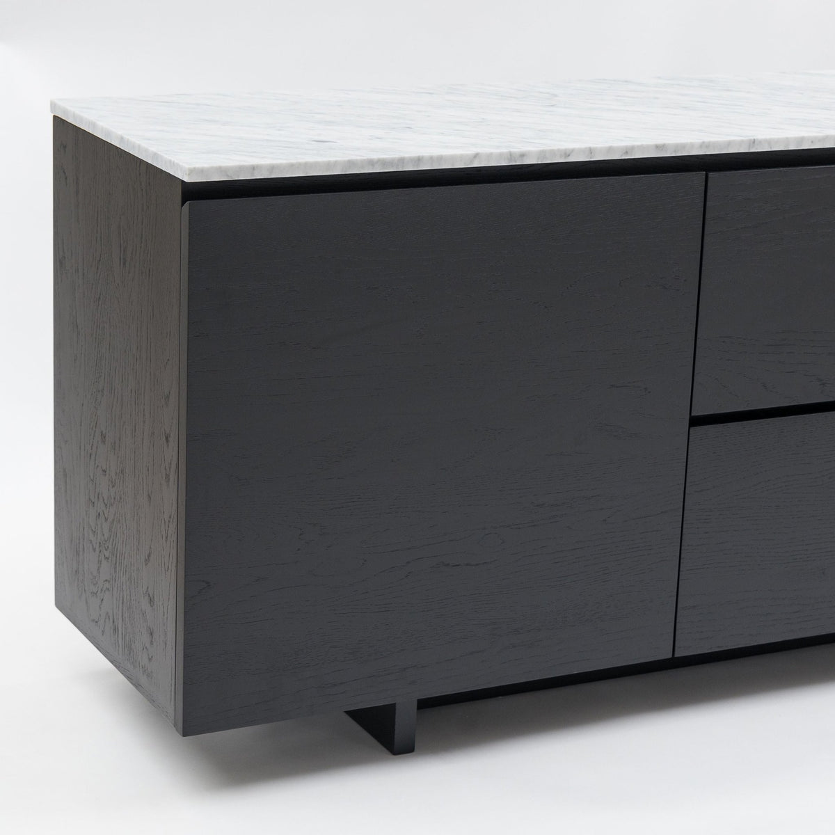 Kami 220 Sideboard - Black Oak & Bianca Carrara - Buffets & Sideboards Tolv Loom Collection Dubai