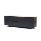 Kami 220 Sideboard - Black Oak & Travertine - Buffets & Sideboards Tolv Loom Collection Dubai