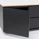 Kami 220 Sideboard - Black Oak & Travertine - Buffets & Sideboards Tolv Loom Collection Dubai