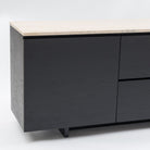 Kami 220 Sideboard - Black Oak & Travertine - Buffets & Sideboards Tolv Loom Collection Dubai