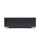 Kami 220 Sideboard - Black Oak & Travertine - Buffets & Sideboards Tolv Loom Collection Dubai