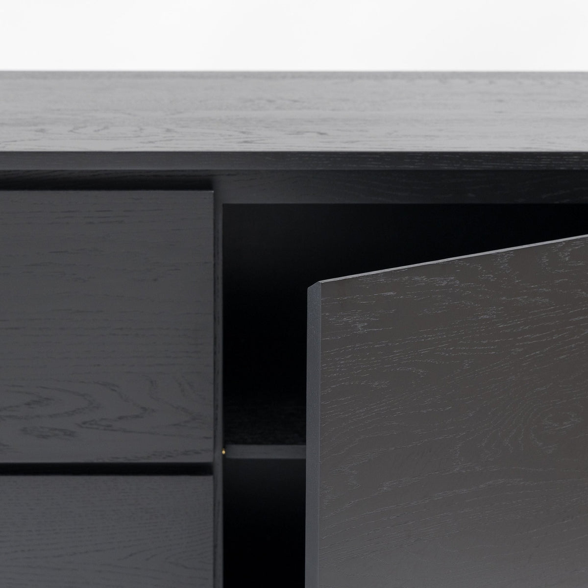 Kami 220 Sideboard - Black Oak - Buffets & Sideboards Tolv Loom Collection Dubai
