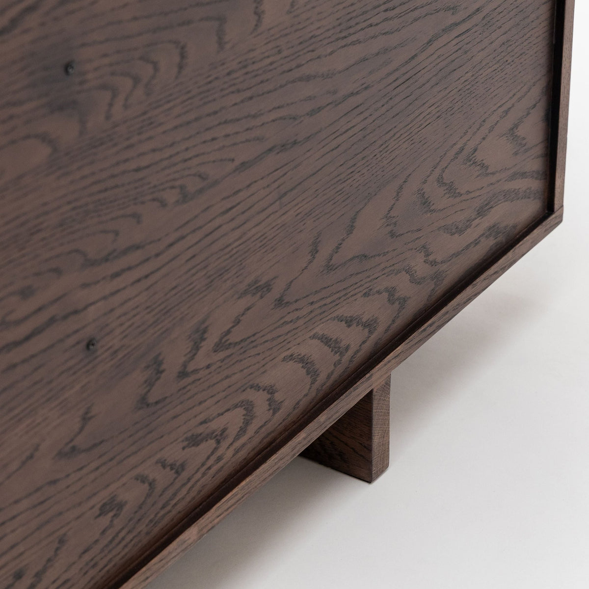 Kami 220 Sideboard - Espresso Oak & Travertine - Buffets & Sideboards Tolv Loom Collection Dubai