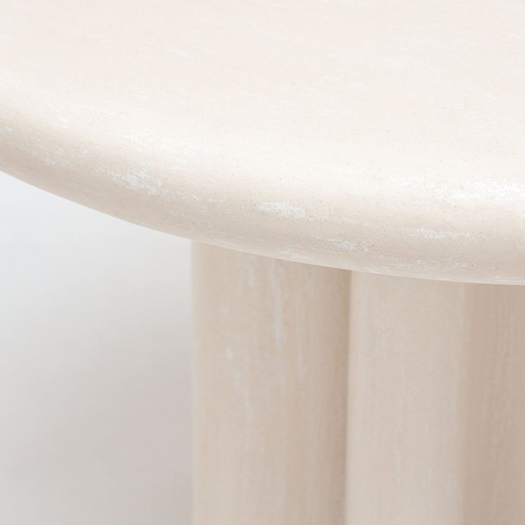 Kaolin Dining Table - Round Dining Tables Loom Collection Loom Collection Dubai