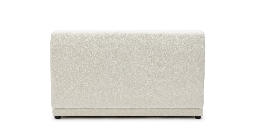 Karine 2 Seater Armless Module - Ivory Boucle.