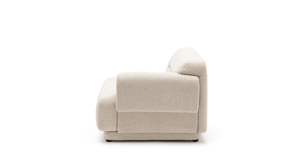 Karine 2 Seater Left Arm Module - Ivory Boucle - Loom Collection