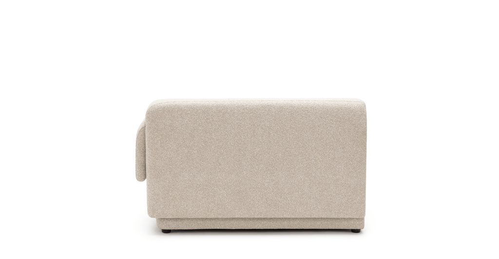 Karine 2 Seater Left Arm Module - Ivory Boucle - Loom Collection