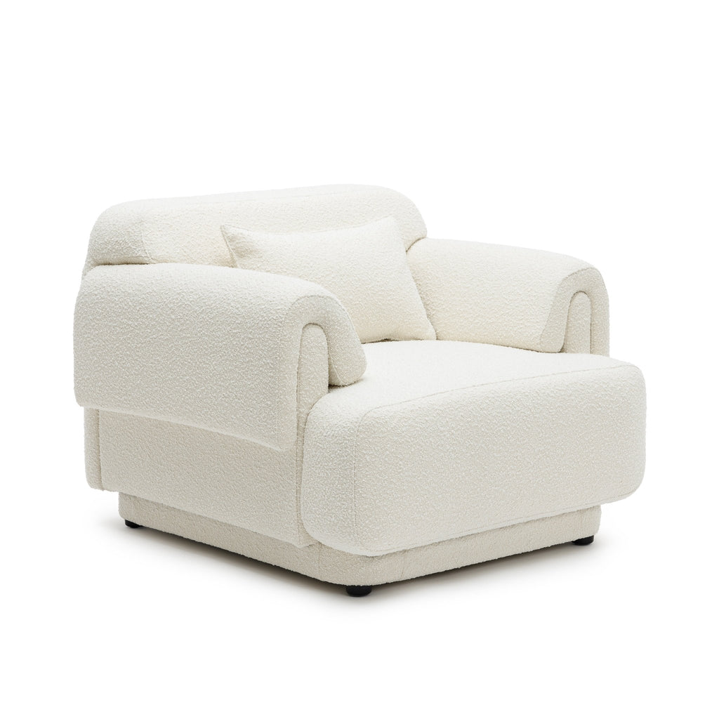 Karine Armchair - Ivory Boucle - Loom Collection