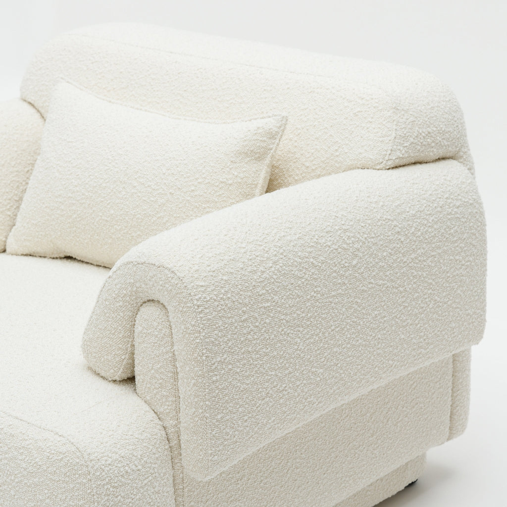 Karine Armchair - Ivory Boucle - Loom Collection