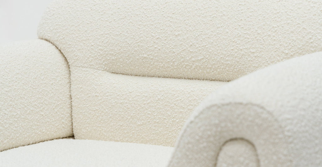 Karine Armchair - Ivory Boucle.