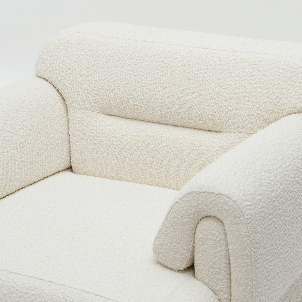 Karine Armchair - Ivory Boucle - Loom Collection