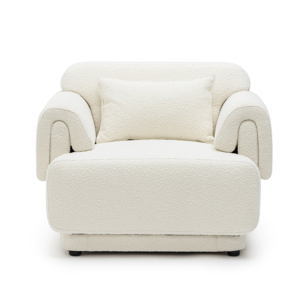 Karine Armchair - Ivory Boucle - Loom Collection