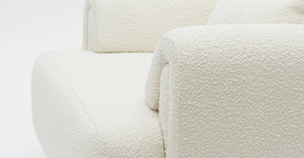 Karine Armchair - Ivory Boucle.