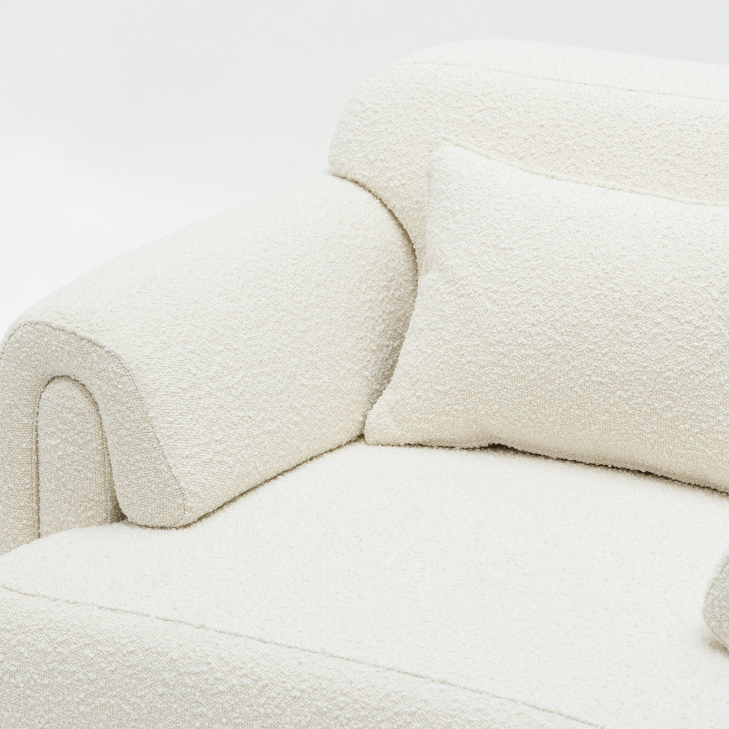 Karine Armchair - Ivory Boucle - Loom Collection