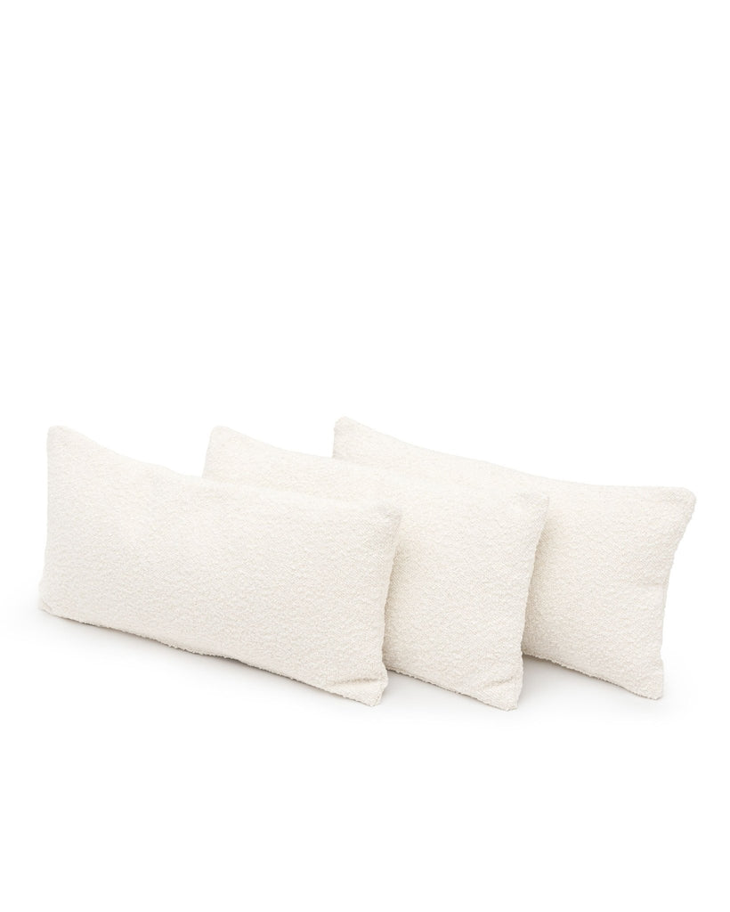 Karine Lumbar Cushion - Ivory Boucle - Loom Collection