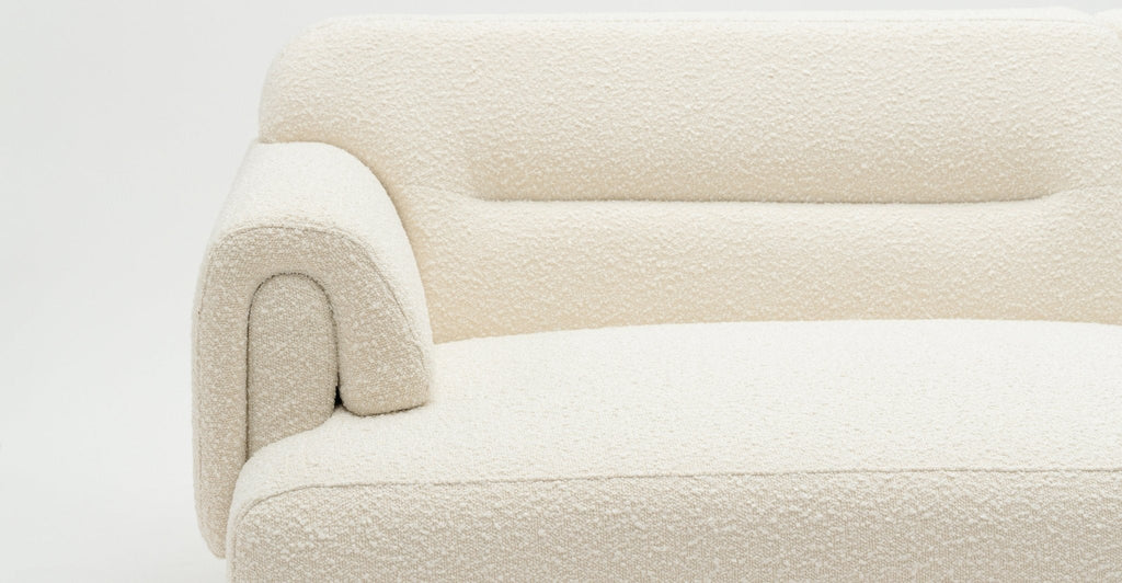 Karine Sofa - Ivory Boucle.