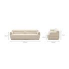 Karine Sofa - Sandstone - Sofas Loom Collection Loom Collection Dubai