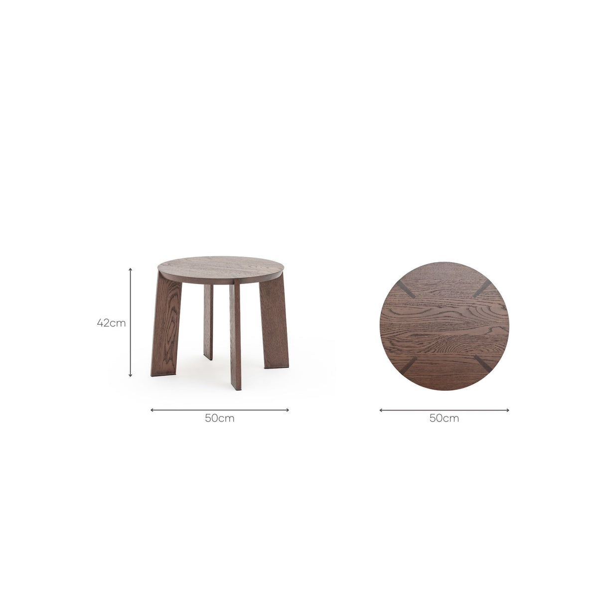 Kile Coffee Table Tall - Espresso Oak - Coffee Tables Tolv Loom Collection Dubai