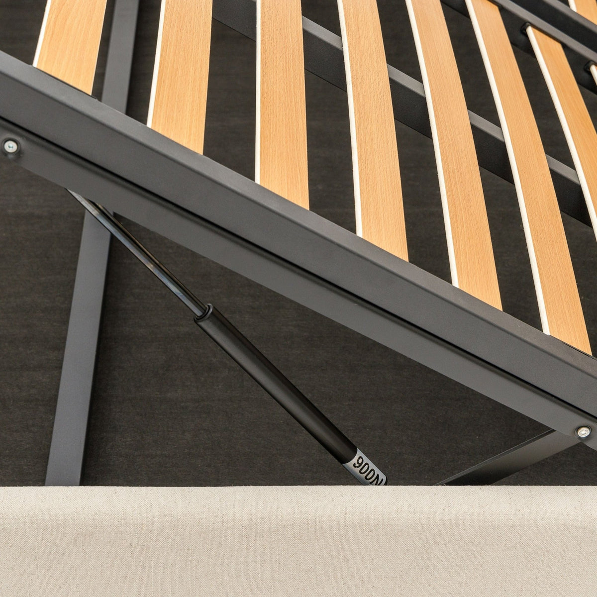 Kobe Bed With Storage - Natural - Beds Loom Collection Loom Collection Dubai