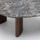 Kora Coffee Table High - Dark Emperador & Espresso Oak - Coffee Tables Natadora Loom Collection Dubai
