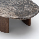 Kora Coffee Table Low - Dark Emperador & Espresso Oak - Coffee Tables Natadora Loom Collection Dubai
