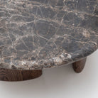 Kora Coffee Table Medium - Dark Emperador & Espresso Oak - Coffee Tables Natadora Loom Collection Dubai