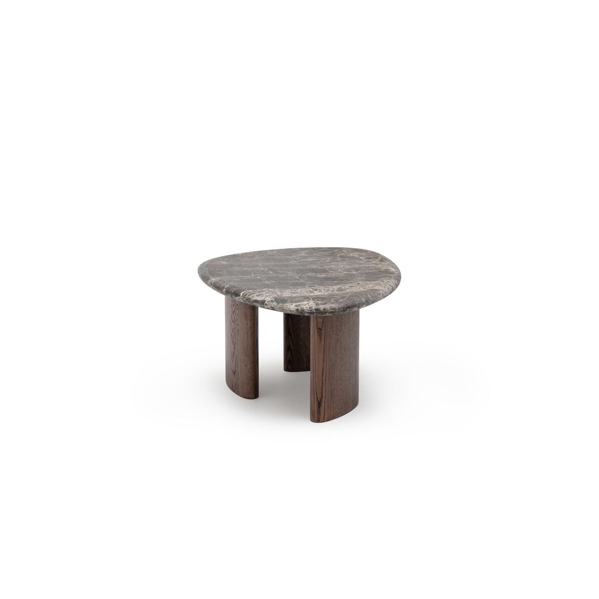 Kora Coffee Table Medium - Dark Emperador & Espresso Oak - Coffee Tables Natadora Loom Collection Dubai