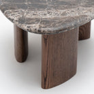 Kora Coffee Table Medium - Dark Emperador & Espresso Oak - Coffee Tables Natadora Loom Collection Dubai