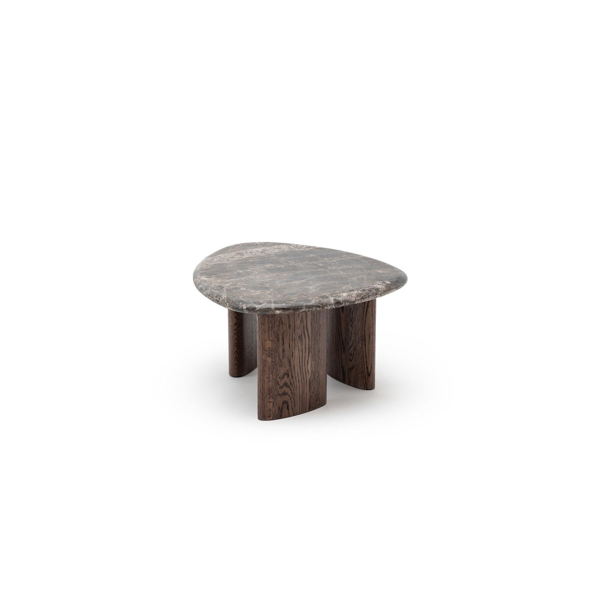 Kora Coffee Table Medium - Dark Emperador & Espresso Oak - Coffee Tables Natadora Loom Collection Dubai