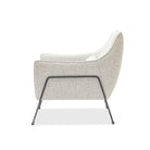 Kubik Accent Chair - Salt & Pepper Boucle