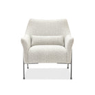 Kubik Accent Chair - Salt & Pepper Boucle
