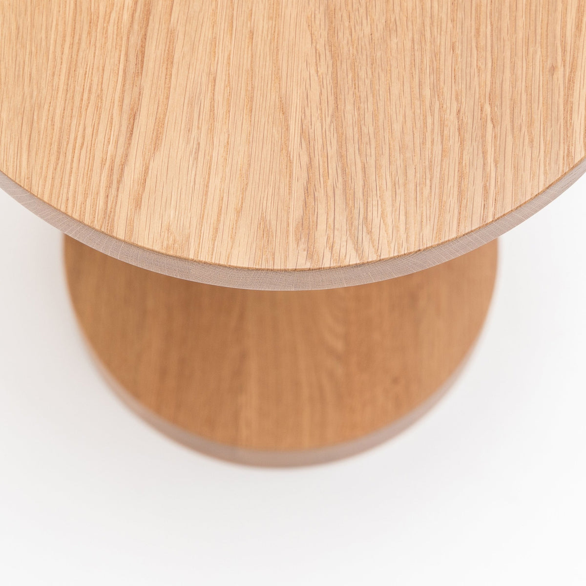 Layer End Table - Light Oak