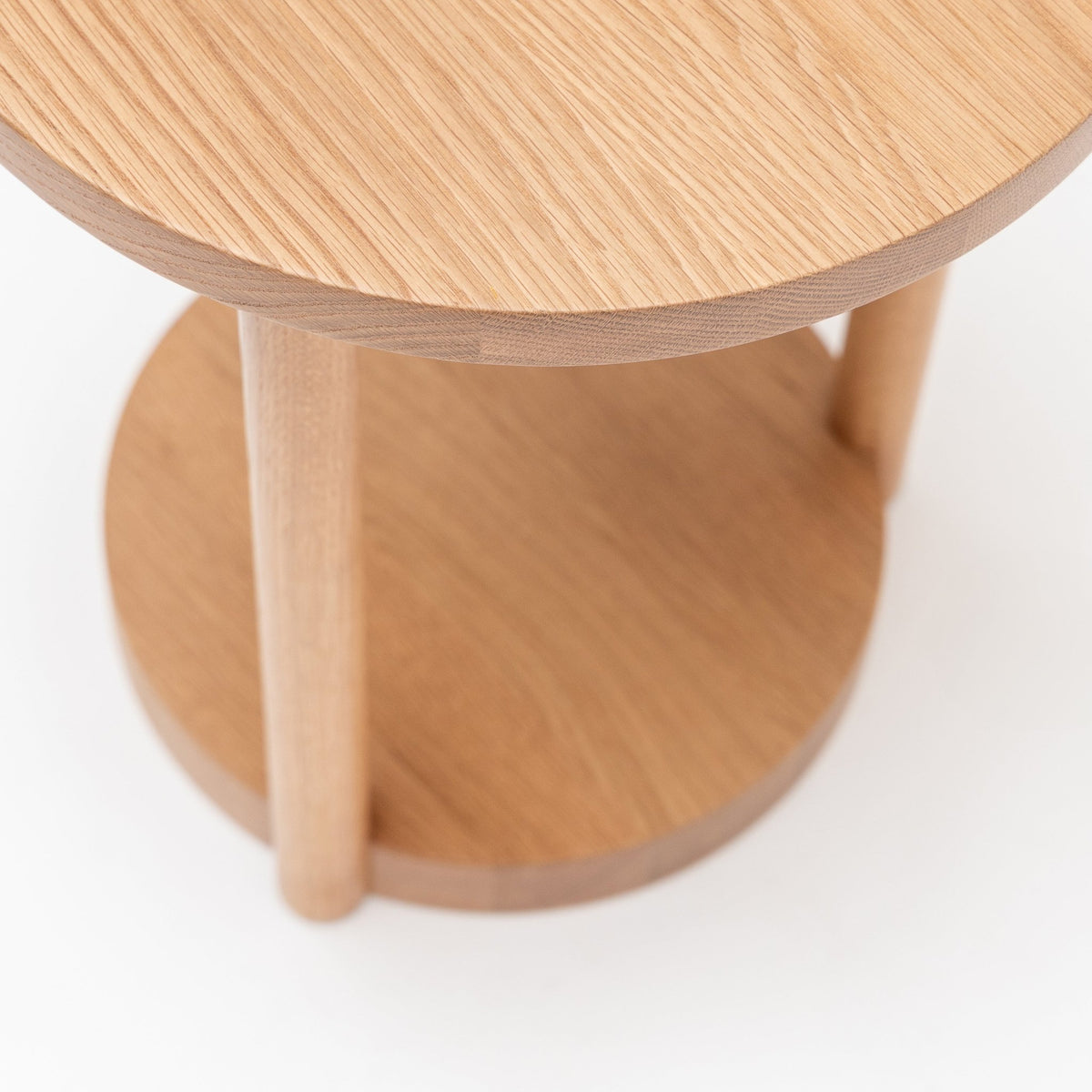Layer End Table - Light Oak