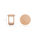 Layer End Table - Light Oak