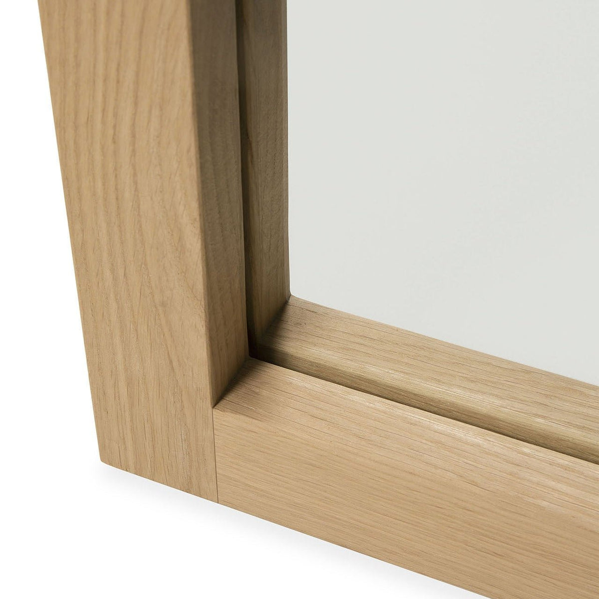 Light Frame Floor Mirror - Oak - Mirrors Ethnicraft Loom Collection Dubai