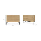 Ligna Sideboard - Oak - Buffets & Sideboards Ethnicraft Loom Collection Dubai