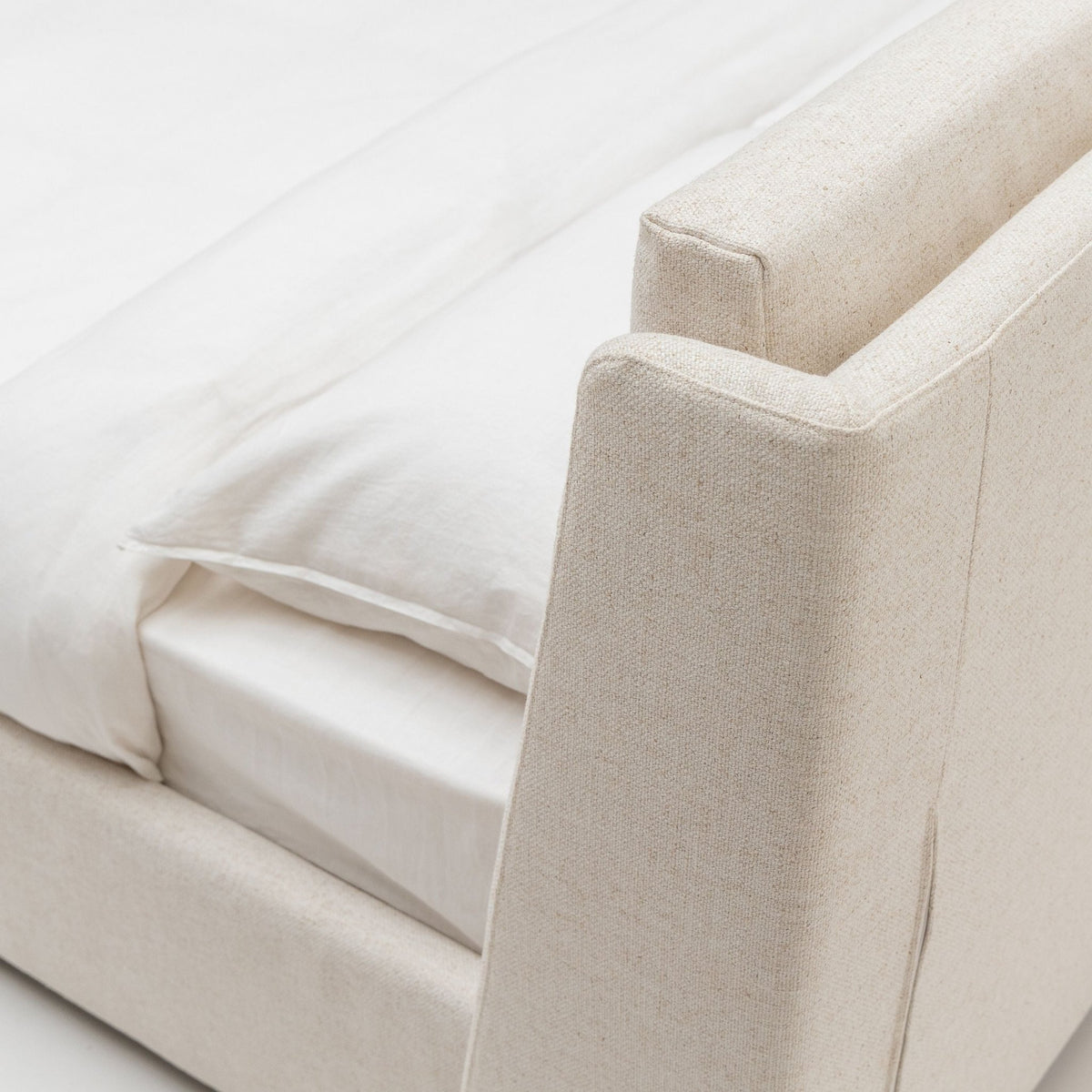 Lorenzo Bed With Storage - Beige - Beds Loom Collection Loom Collection Dubai
