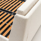 Lorenzo Bed With Storage - Beige - Beds Loom Collection Loom Collection Dubai